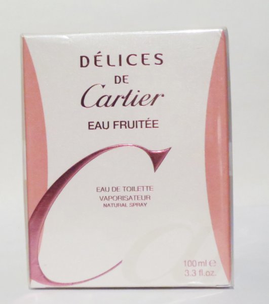 Cartier - Délices de Cartier Eau Fruitée  Eau de Toilette  Spray 100 ml-Neu-Ovp-